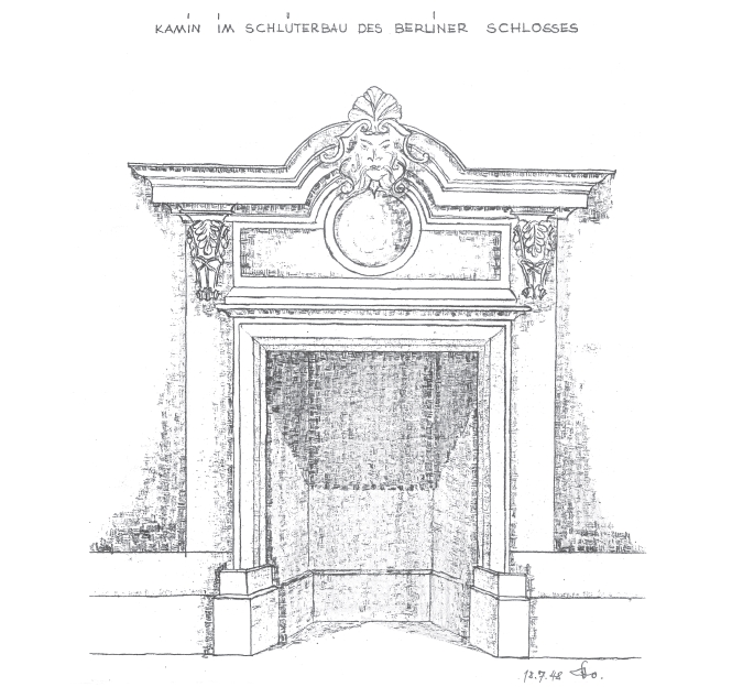 Kamin im Schlüterbau des Berliner Schlosses