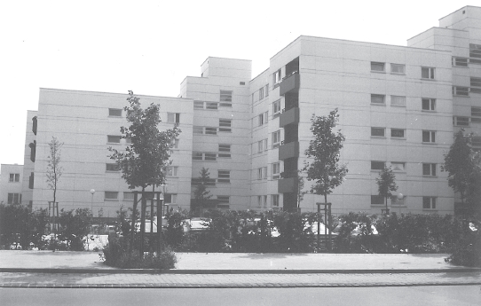 Südansicht - Block 2 + 3