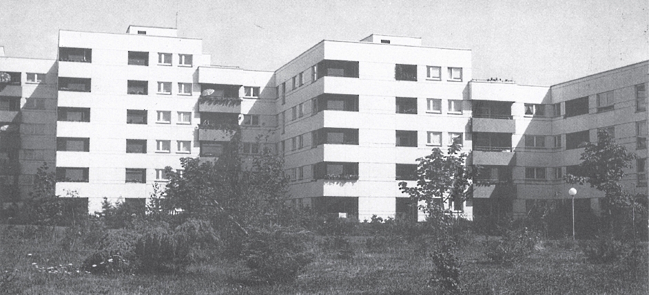 Nordansicht - Block 3 + 4