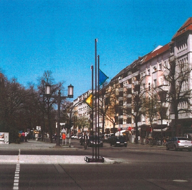 Geplante Wegmarke Kaiserdamm/Schloßstraße
