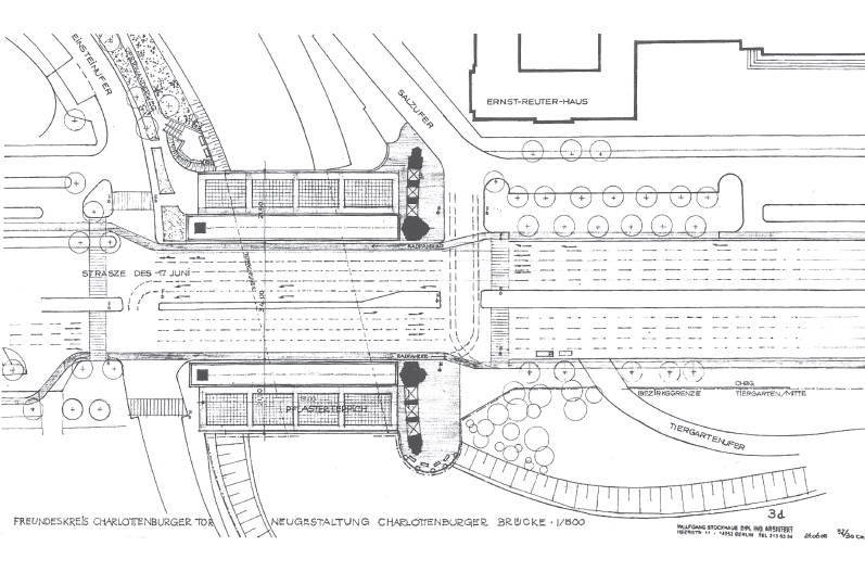 Neugestaltung Charlottenburger Brücke